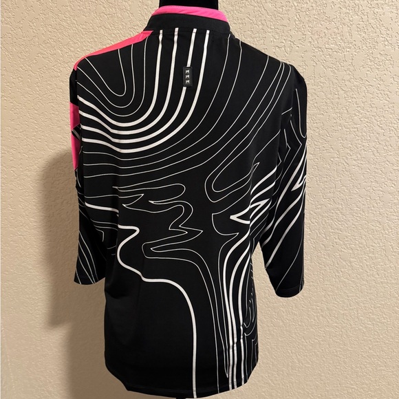 Women's Black and Pink Top - Picture 2 of 2